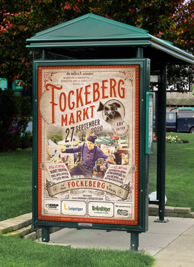 Fockebergmarkt Poster design 2020