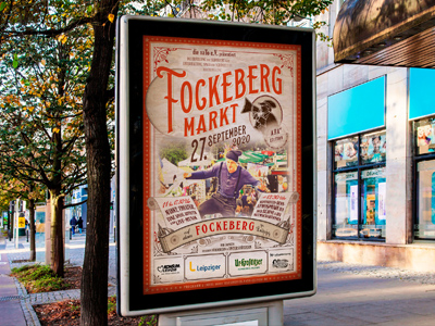 Fockebergmarkt Poster